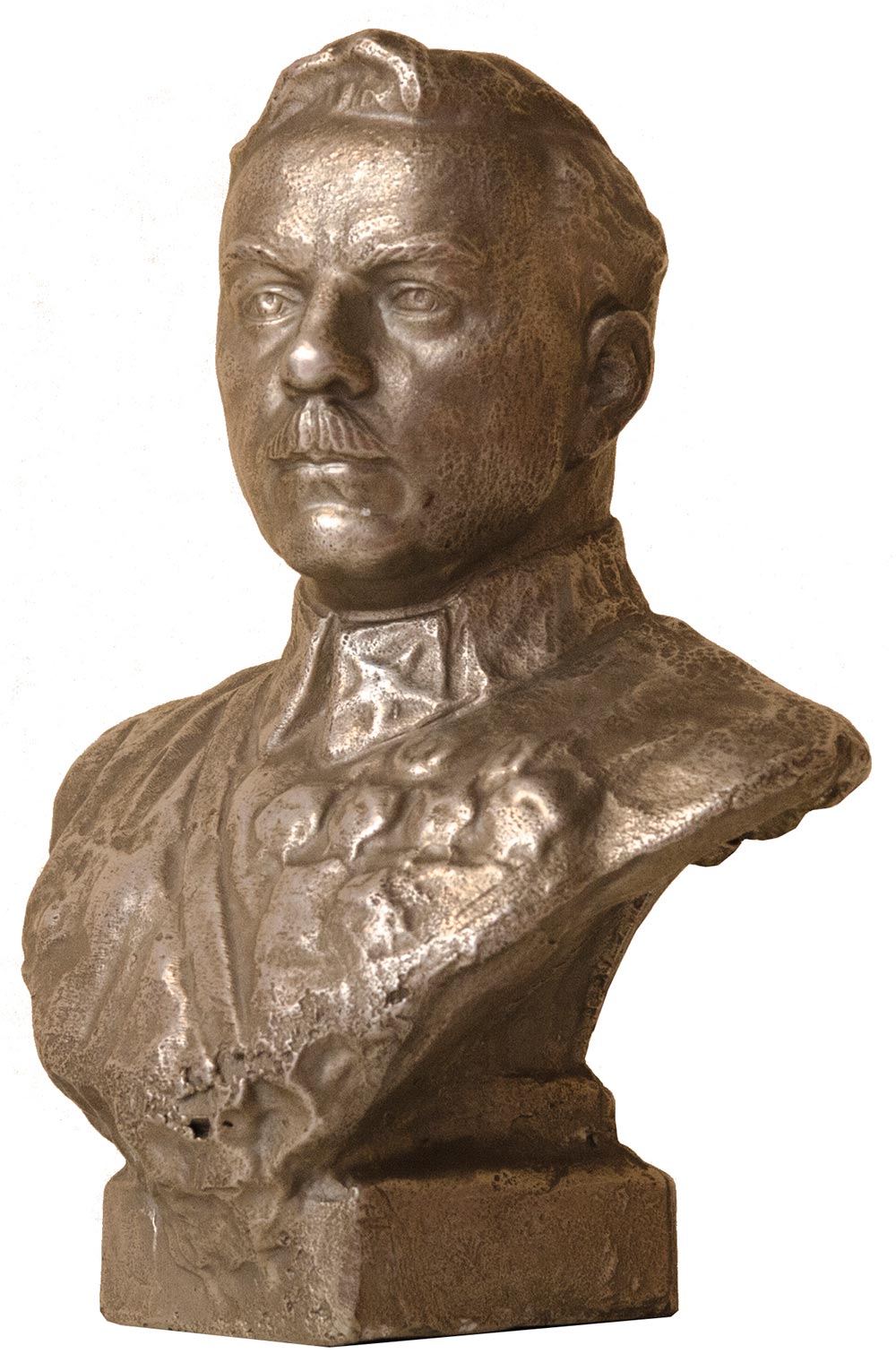 Bust of K.E. Voroshilov.