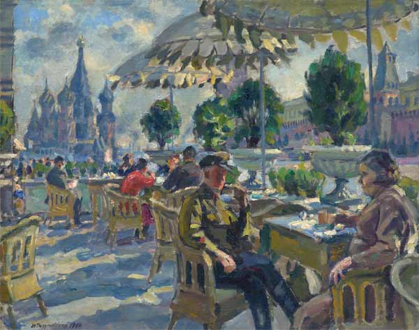 Кафе на Красной площади. Предвоенное лето.
