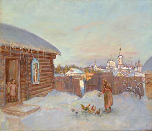 Зима в Боровске.