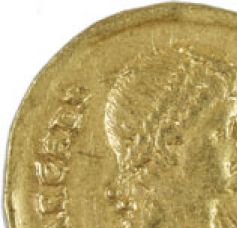 Рим. Аркадий 383–408 г. н.э. Солид. Золото. Вес 4,7 гр. Состояние VF+