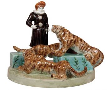 Скульптура «Укротительница тигров»