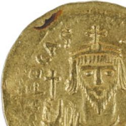 Византия. Фока. 602–610 г. н.э. Солид. Золото. Вес 4,4 гр. Состояние VF+