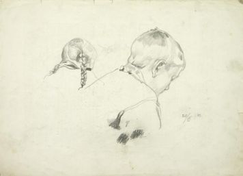Рисунок с детьми (Наталья и Андрей).