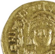 Византия. Юстин II. 565–578 г. н.э. Солид. Золото. Вес 4,4 гр. Состояние VF+ S 345 «a»