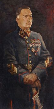Портрет маршала К.Е. Ворошилова.