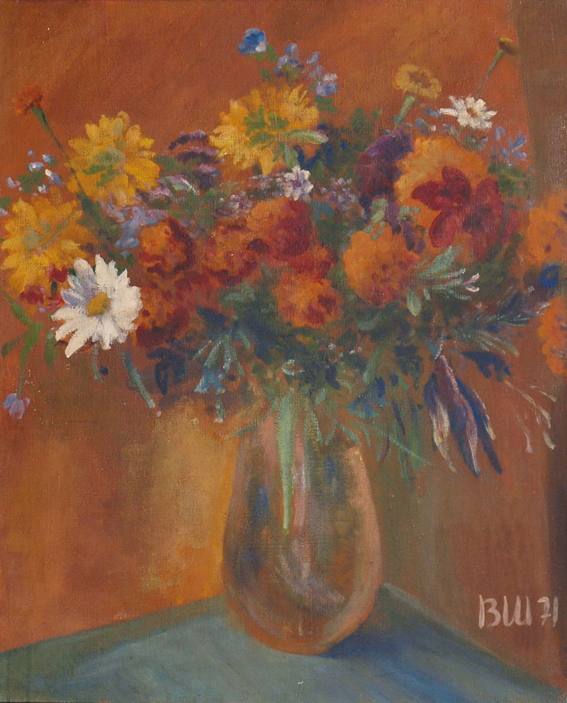 Still-life with flowers.