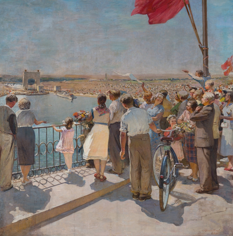Opening of the shipping line of the Volga-Don Canal.