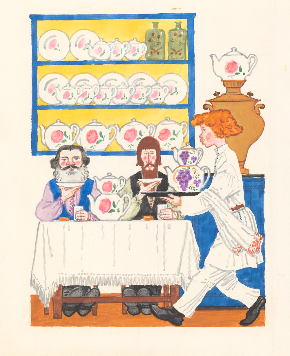 Иллюстрация к детской книге Ю.С. Аракчеева и Л.М. Хайлова 