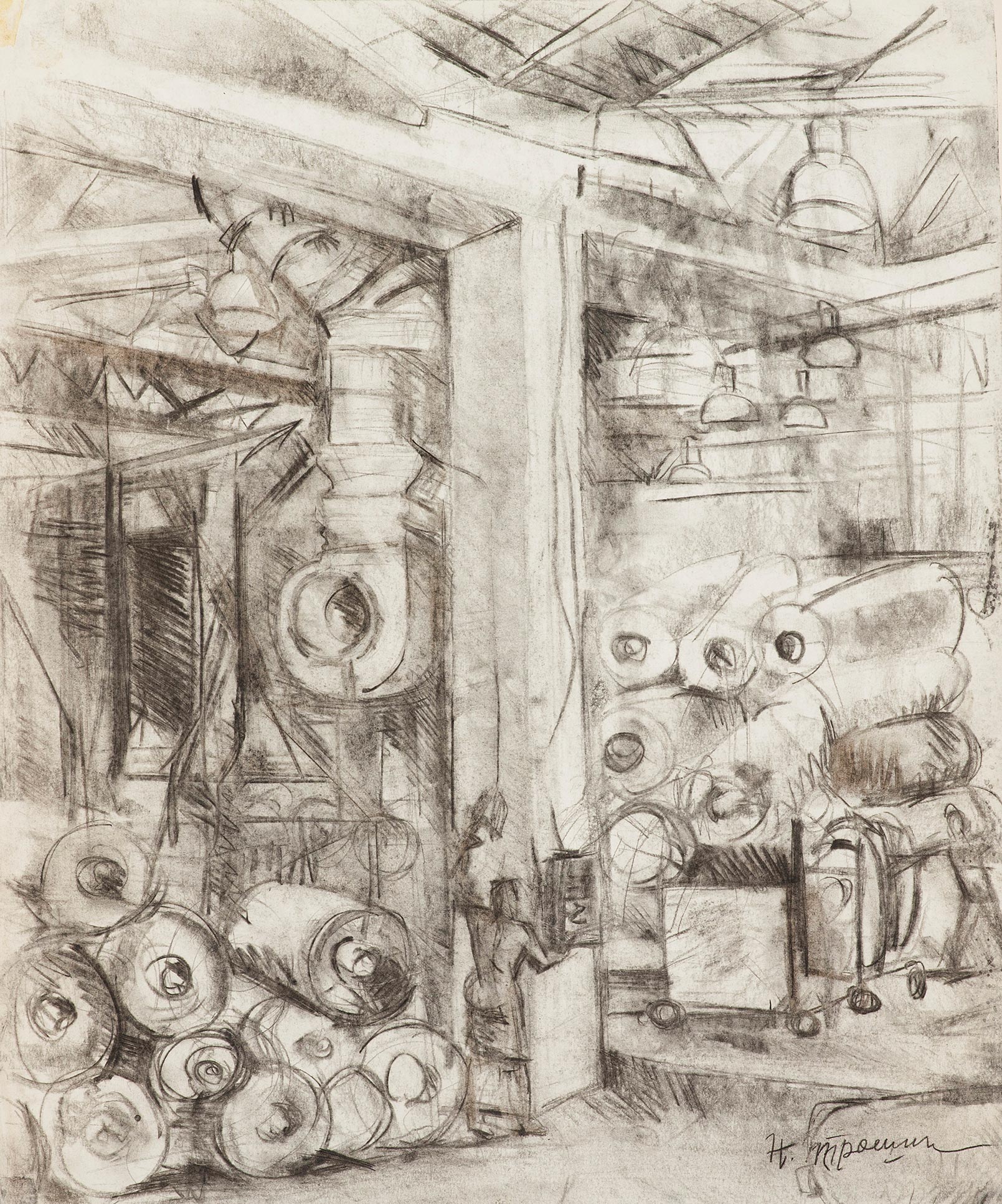 Текстильная фабрика.