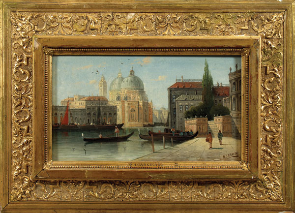 Венецианский пейзаж с Санта Мария дела Салюте.