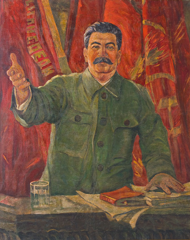 Копия с Герасимова. И.В. Сталин делает отчетный доклад на XVII съезде ВКП (б)