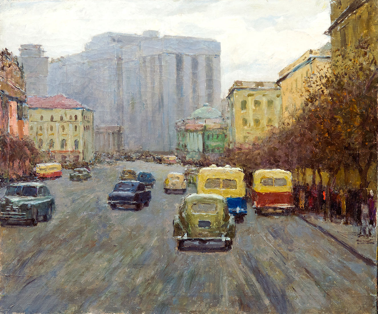 Москва в 20е в живописи