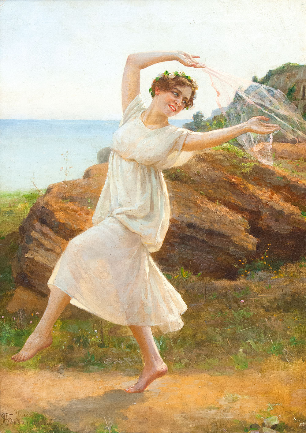 Танцующая девушка (Айседора Дункан).
