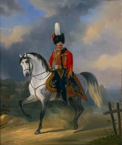 Портрет офицера Лейб-Гвардии Гусарского полка.