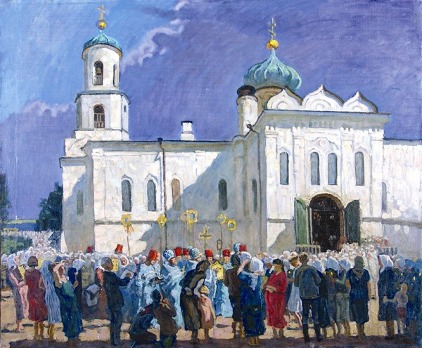 Празднование тысячелетия Крещения Руси в Вышнем Волочке.