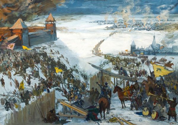 Оборона Владимира от полчищ хана Батыя в 1238 г.