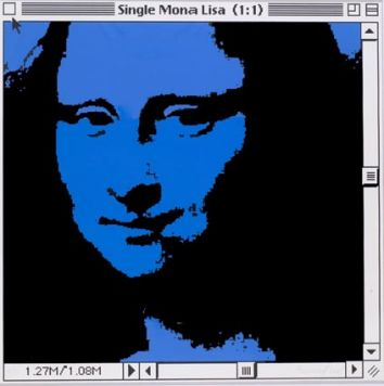 Single Mona Lisa (1:1) (Синяя).