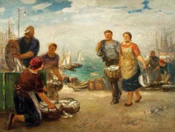 Рыбаки Мариуполя.