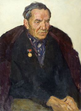 Портрет чувашского поэта.