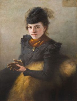Портрет молодой женщины.