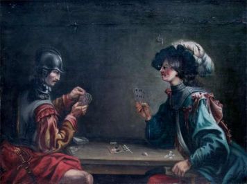 Два гвардейца, играющие в карты.