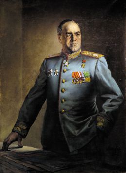 Портрет маршала Г.К. Жукова.