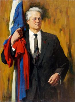Первый президент России Б.Н. Ельцин.