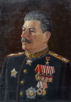 Портрет И.В. Сталина.