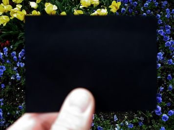«Весна за черным экраном». Серия из 4-х фотографий, наклеенных на 10 мм мдф.