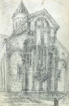 Храм Бограта XI века в Грузии.