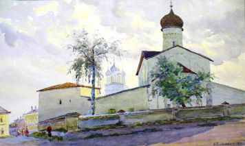 Запсковье. Церковь Козьмы и Демьяна