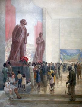Павильон СССР на Всемирной выставке в Нью-Йорке в 1939 году.