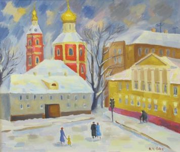 В Москве зимой