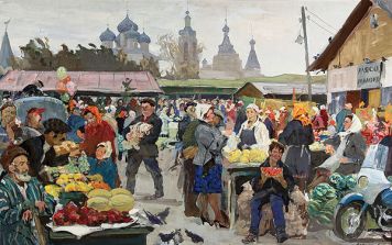 Колхозный рынок в Дмитрове.