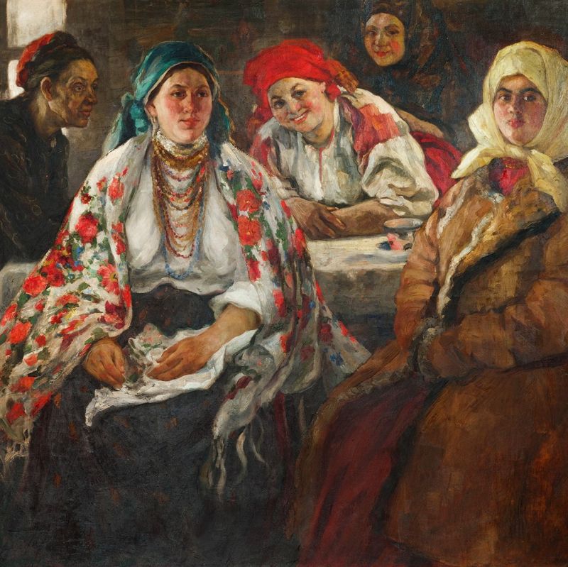 Русские крестьянки.