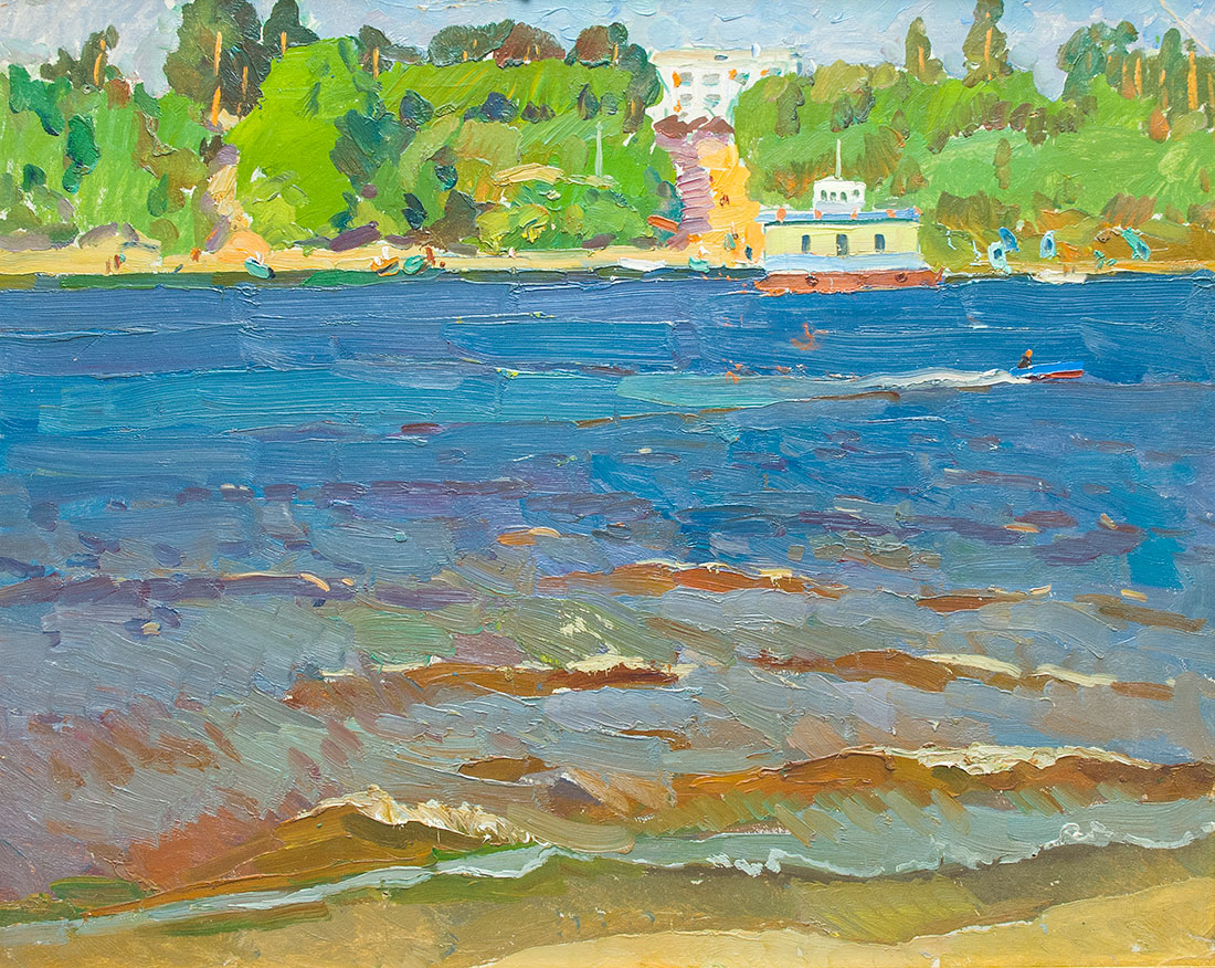On the Volga.