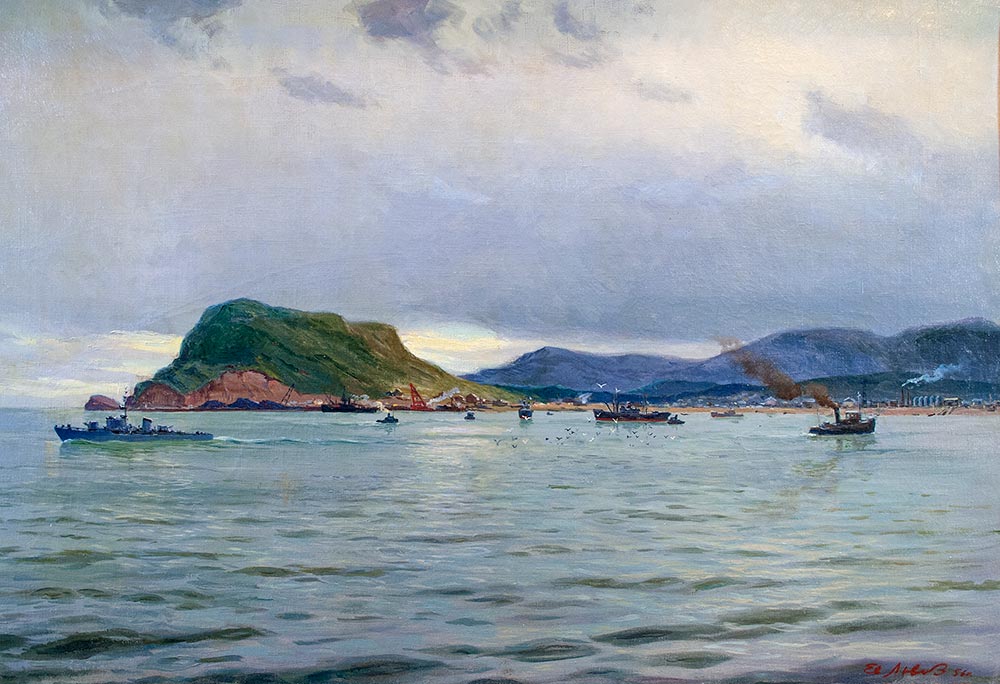 On the Kuril Islands.