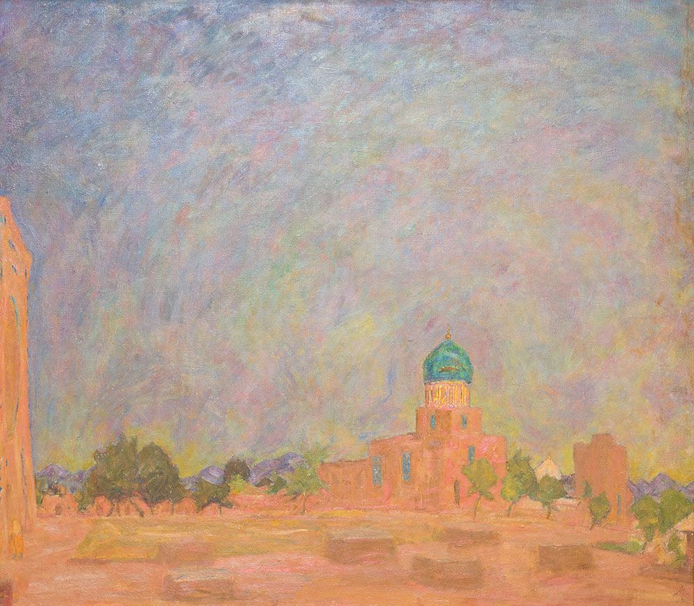 In Shakhrisabz.
