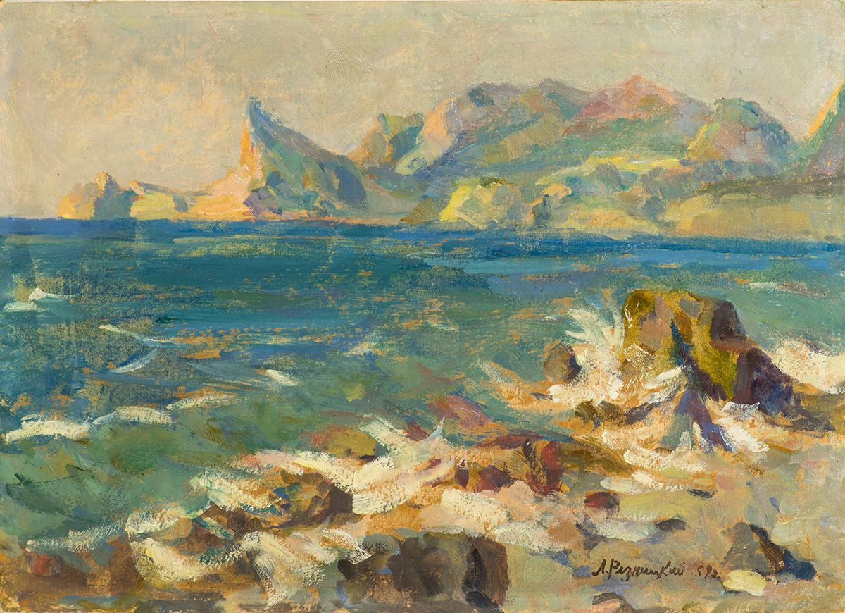 Берег моря.