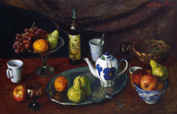 Still life with fruit.