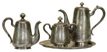 Tea set on a tray (4 pcs.)