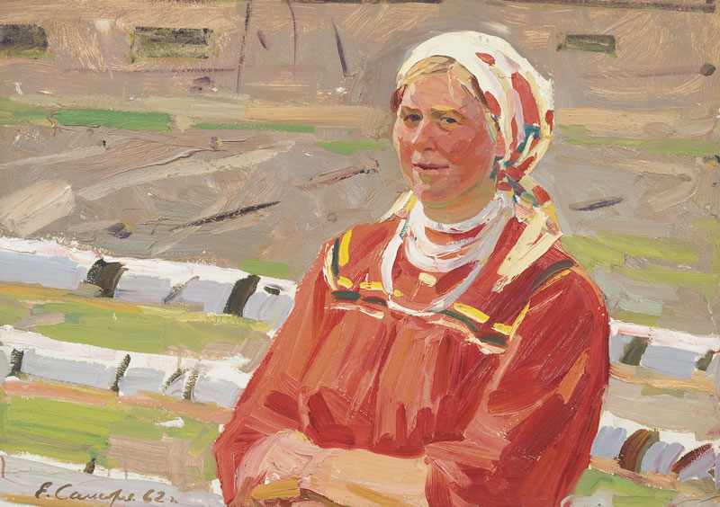 Portrait of a milkmaid.