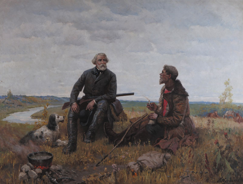 I.S. Turgenev on the hunt.