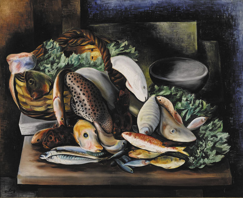 Still life with fish.