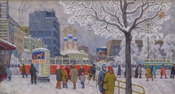 Moscow in winter.