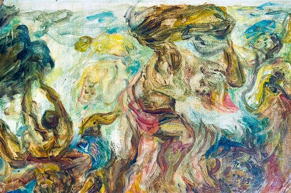 Variation on the theme of Rubens's sketch "The Fall of the Titans".