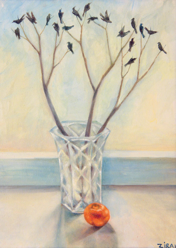 March and tangerine.