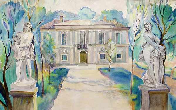 Kuskovo. Italian house.