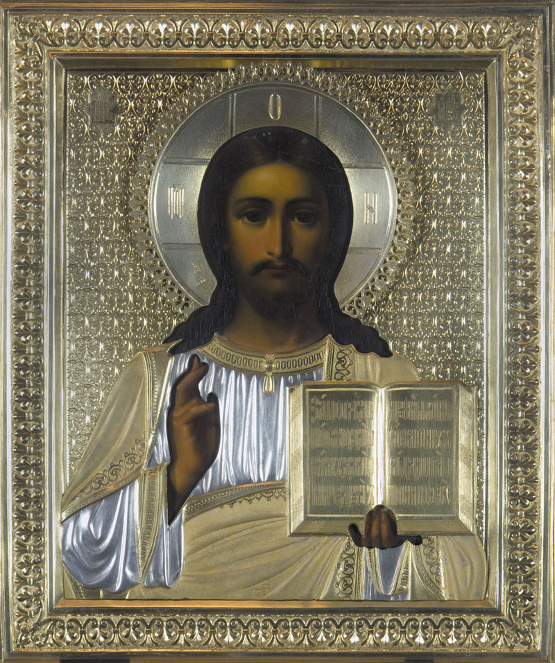 Two icons. 1) Savior Almighty. 2) Feodorovskaya Most Holy Theotokos.