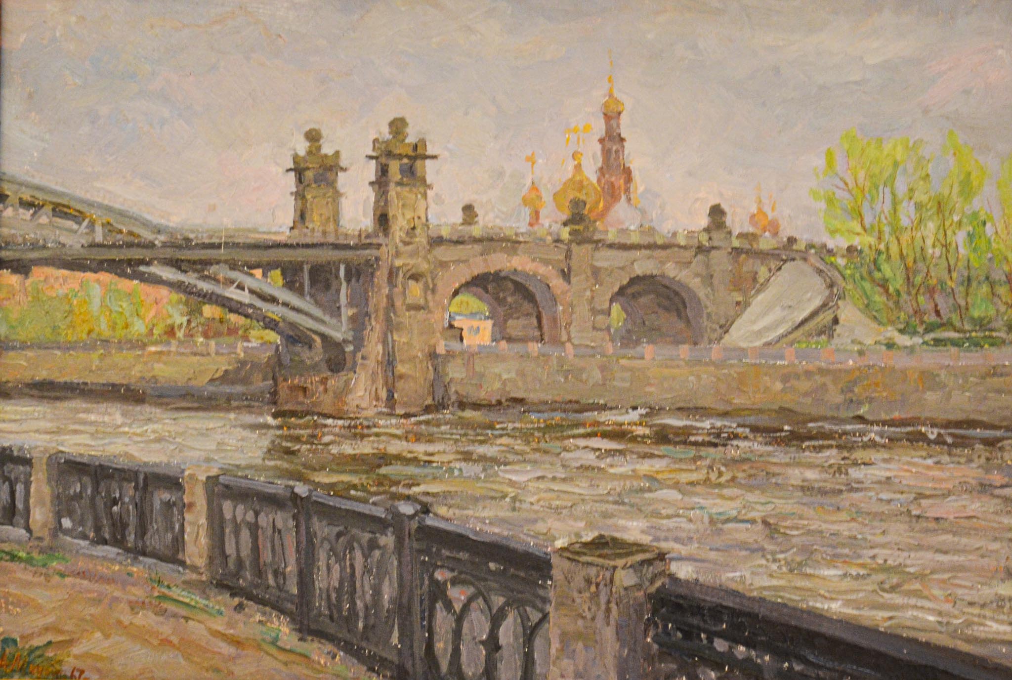 View from the river to the Novodevichy Convent.